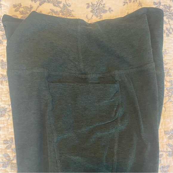 Beyond Yoga Space Dye Out of Pocket High Waisted Midi Green Legging Size Large - Picture 5 of 9